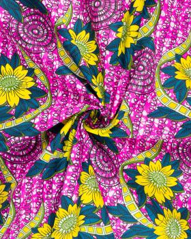 Polynesian fabric FENUA Pink - Tissushop